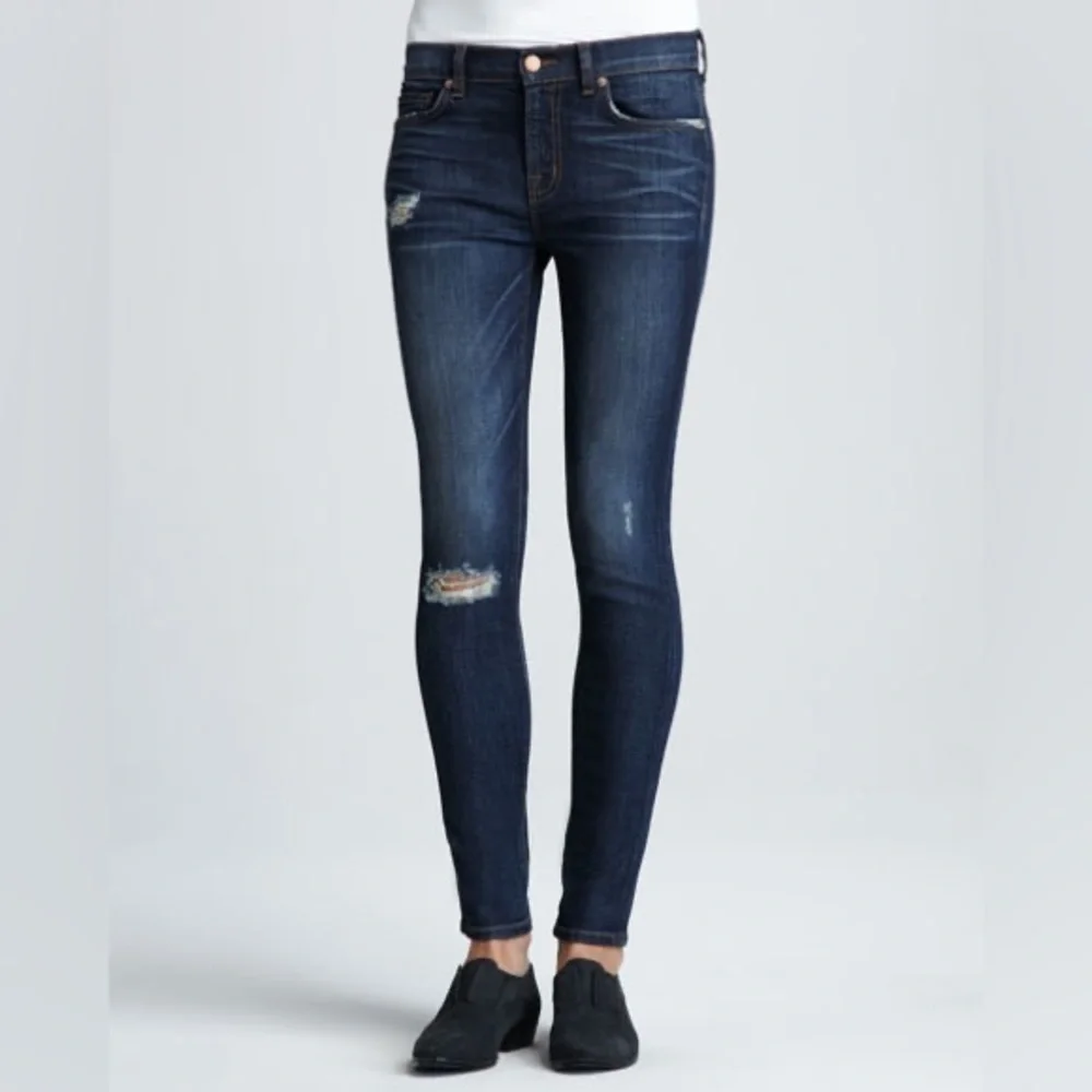 J Brand | Women 811 Salem Distressed Skinny Blue Jeans Sz 23